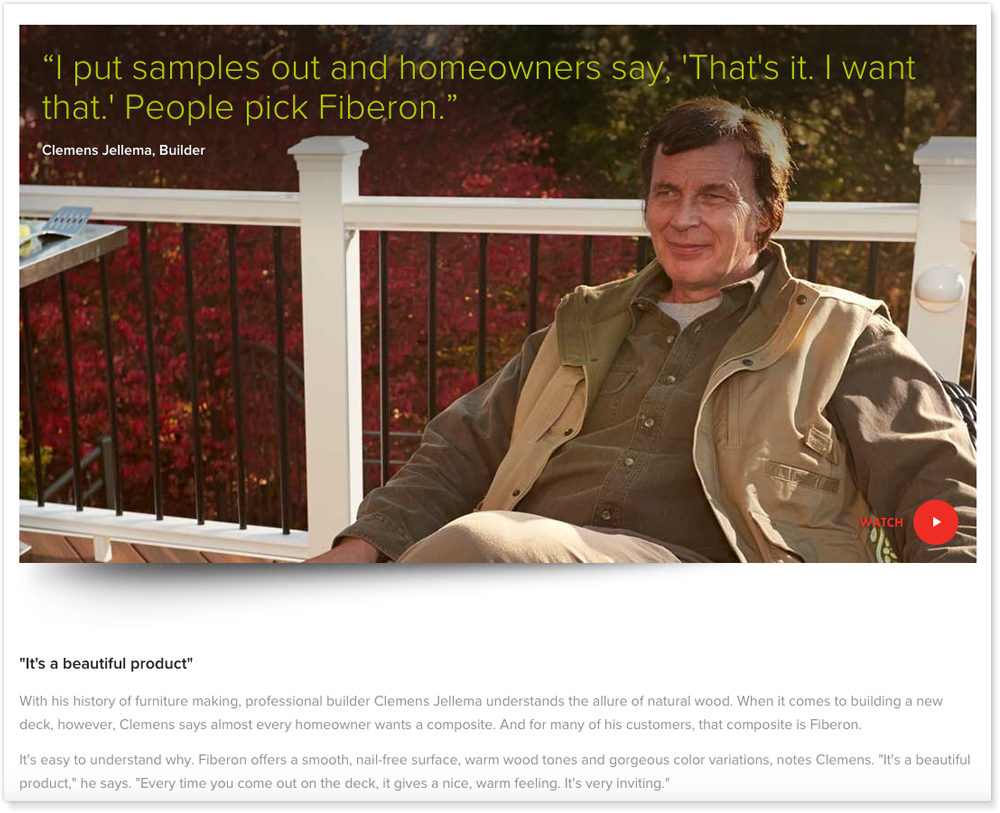 Fiberon Video Screenshot 1000X813