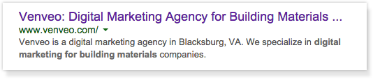 Meta Description Example