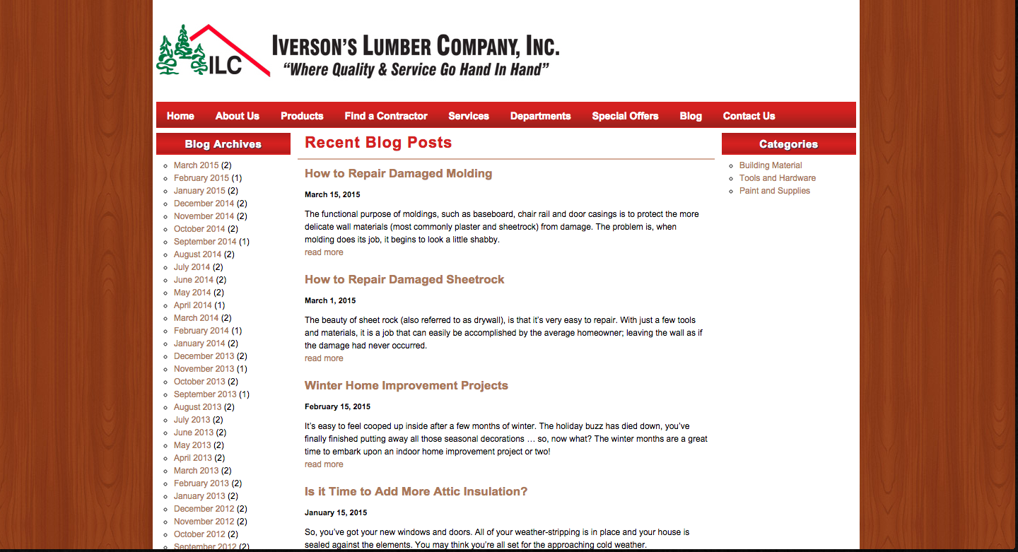 Why No One Cares About Your Building Materials Blog Iversons